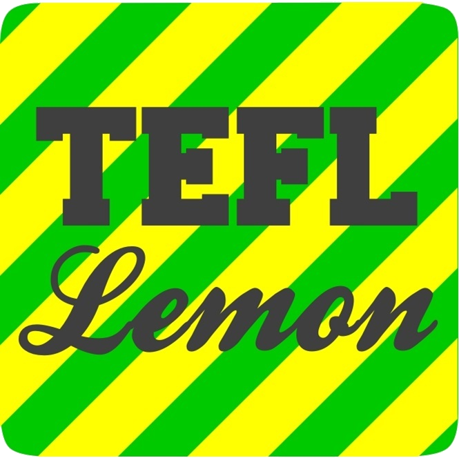 TEFL Lemon Green and Yellow Logo